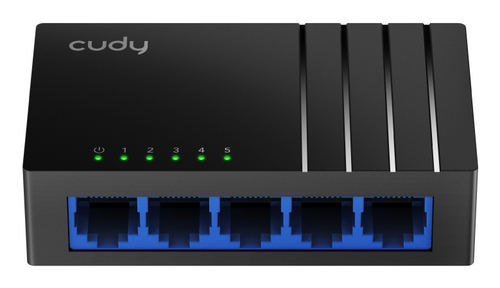 Коммутатор CUDY 5-Port Gigabit Desktop Switch 8-Port Gigabit Desktop Switch, 8 10/100/1000M RJ45 Ports, IGMP Snooping, Loop Detection/Prevention, 802.1p/DSCP QoS, Desktop Plastic Case, Power Saving, Plug & Play, Wall-Mount (GS105D)