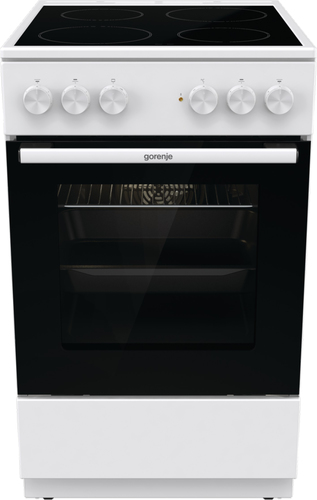 Плита GORENJE/ Тип плиты: электрическая, Тип варочной поверхности: электрическая, Цвет: белый, Гриль: Есть, Ширина, см: 50