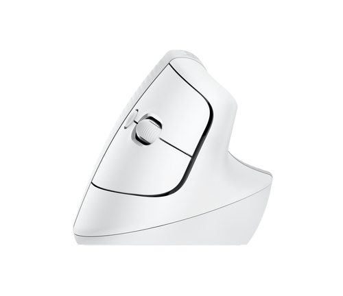 910-006486 Мышь Logitech Lift белый оптическая (4000dpi) silent беспроводная BT/Radio USB для  ноутбука  (5but)