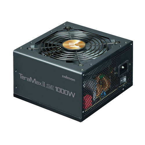 Блок питания ATX 12V Ver3.1 1000W 80+GOLD APFC 12cm fan 24pin 2x(4+4)pin 4x8pin 16pin(12VHPWR) 3xMolex+FDD 1xPCI-E 12xSATA черный ZM1000-TMX2SE ZALMAN