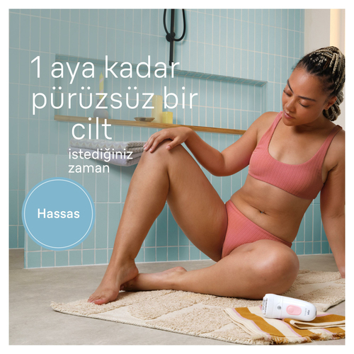 Эпилятор Braun SE5-050 скор.:2 насад.:4 от  электр.сети  от  аккум. белый/розовый