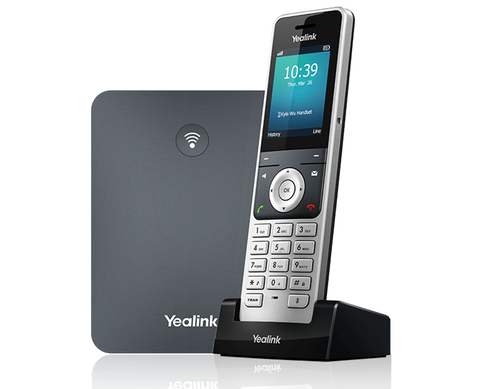 Телефон YEALINK DECT-трубка Yealink W76P DECT (база W70B+трубка W56H) до 10 SIP-аккаунтов, до 10 трубок на базу, до 20 одноврем. Вызовов