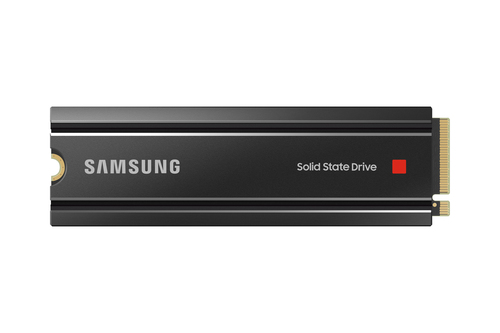 Твердотельный накопитель SSD Samsung 980 PRO Black M.2 2280 MZ-V8P2T0 2TB Client SSD PCIe Gen4x4 with NVMe, 7000/5100, IOPS 1000/1000K, MTBF 1.5M, 3D NAND TLC, 2048MB, 1200TBW, 0,33DWPD, Heat Sink, RTL (837690)