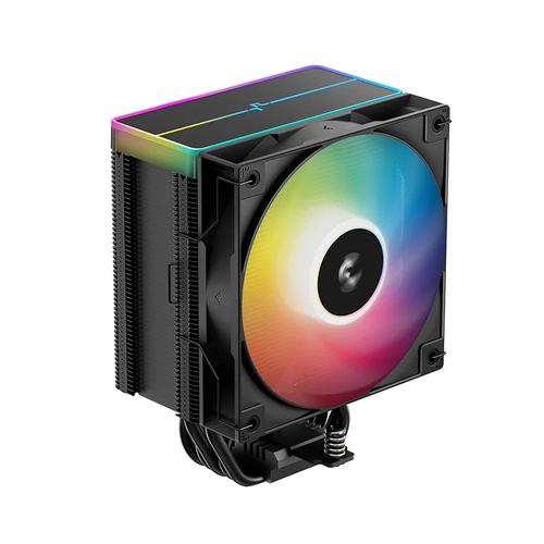 R-AG500-BKAMMN-GJD - Кулер для процессора, Deepcool, AG500 BK ARGB V2 R-AG500-BKAMMN-GJD, Intel 1851/1700/1200/115х и AMD AM5/AM4, 240W, 1*120мм RGB, 300-1850±10%/об/м, 67,88 CFM, 29,4 dB(A), 4pin, 125х95х160мм, Чёрный