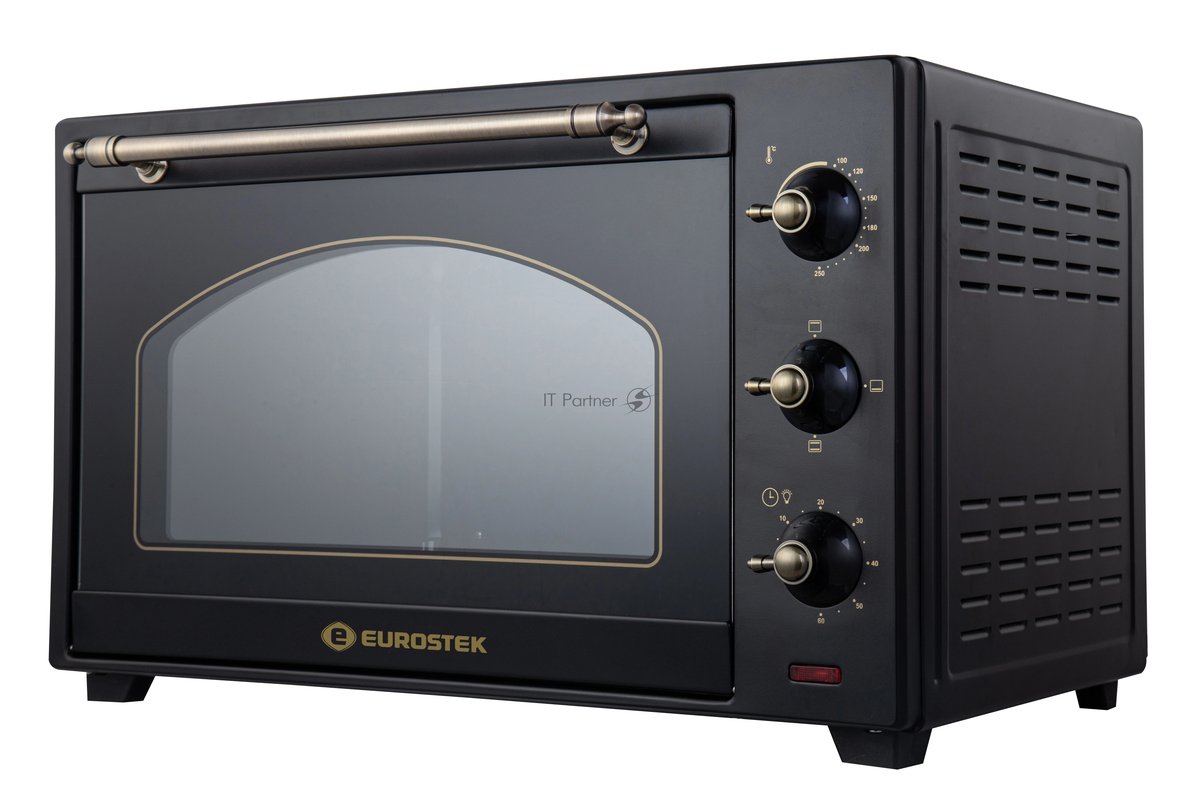 Печь электрическая Eurostek EEO-3002B (30 л, 1600 Вт, Черный)