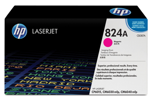 (Спец.цена) Оригинальный фотобарабан HP CB387A (824A) для принтера HP Color LaserJet CM6030/ CM6040/ CP6015 ColorSphere Drum Unit magenta, 23000 страниц