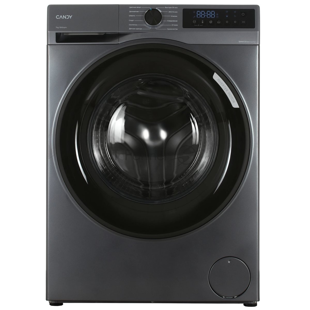 Стиральная машина Candy Nova C33W4 07MBR-07 серый, загрузка фронтальная 7 кг, 1000 об/мин, класс A