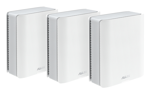 BT8(W-3-PK) роутер ASUS BT8(W-3-PK)//3 access point /802.11b/g/n/ac/ax/be, 688 + 8643Mbps, 2,4 + 6  gGz,  white