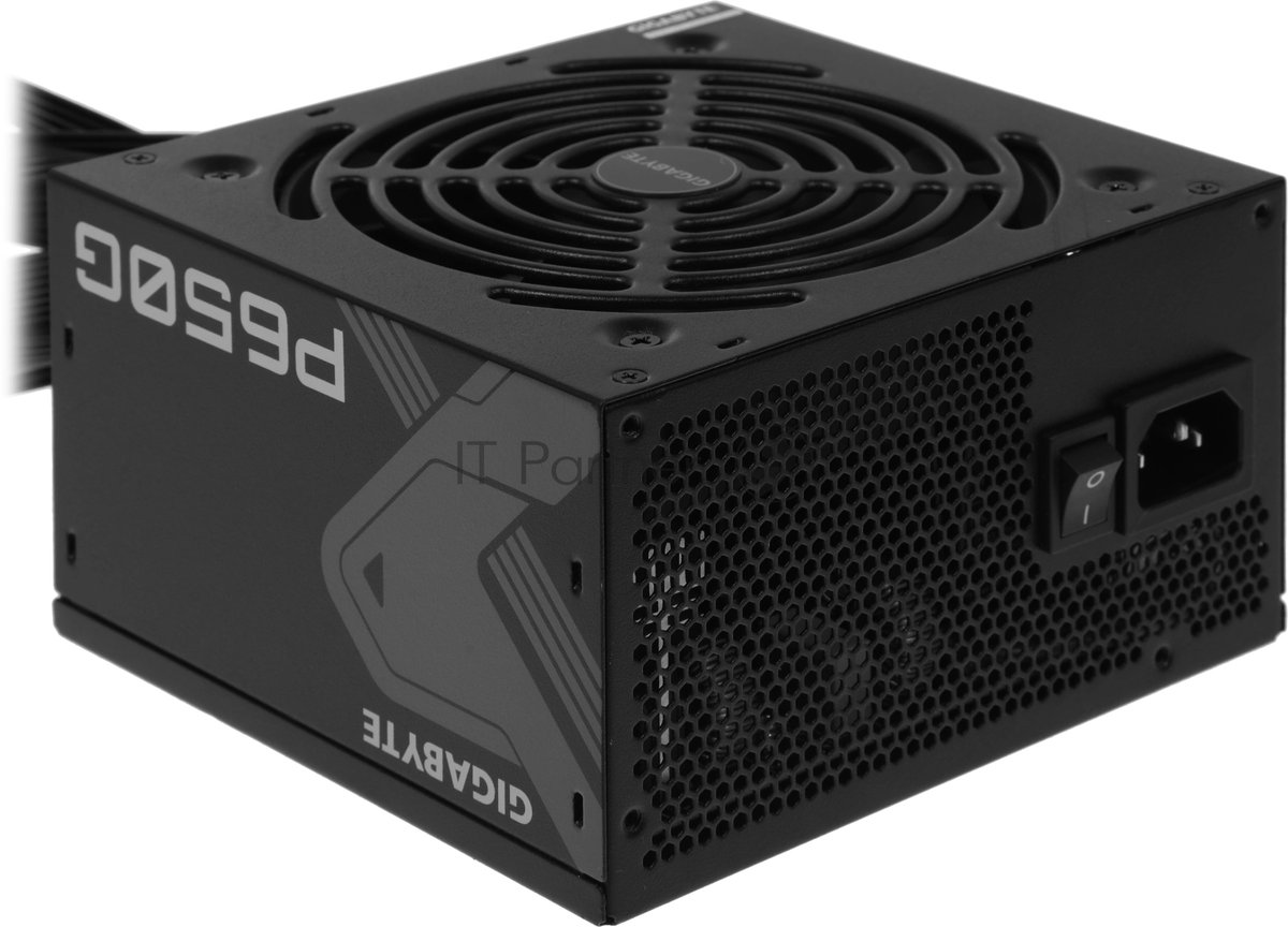 Блок питания GIGABYTE GP-P650G PG5, 650Вт, 80+ Gold, 120мм, немодульный, черный