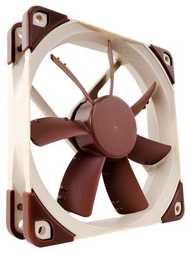 Кулер для корпуса/ Case Cooler Noctua NF-S12A ULN (120x120x25mm, 3-pin, 43.73CFM, 8.6dBA, 800RPM, Beige/Brown)