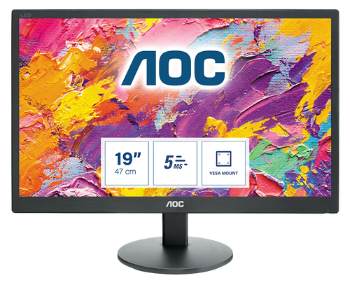 Монитор 18.5" AOC Value Line e970Swn (/01) черный TN+film LED 5ms 16:9 матовая 200cd 1366x768 D-Sub