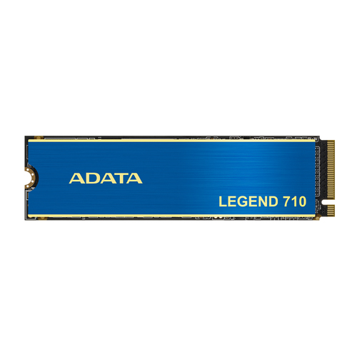 Твердотельный накопитель/ ADATA SSD LEGEND 710, 2048GB, M.2(22x80mm), NVMe 1.4, PCIe 3.0 x4, 3D NAND, R/W 2400/1800MB/s, IOPs 200 000/150 000, TBW 520, DWPD 0.23, with Heat Sink (3 года)