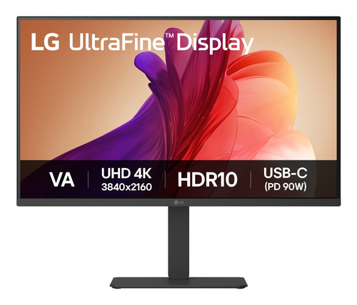 Монитор 32" LG 32U720A-B/ LG 32U720A-B 31.5" VA monitor, 3840x2160, 250cd/m2, 16:9, 5мс (GtG), HDMIx2, DP, USB C (90W), USB 3.0x2, Speakers, 60Hz, 178/178, внешний БП, VESA 100x100, HAS 130mm, black