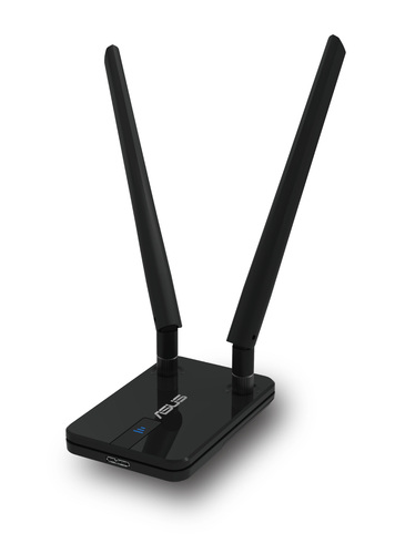 ASUS USB-AC58 Беспроводной двухдиапазонный USB 3.0 адаптер AC1300, внешняя съемная антенна, Wi-Fi 5 (ac)