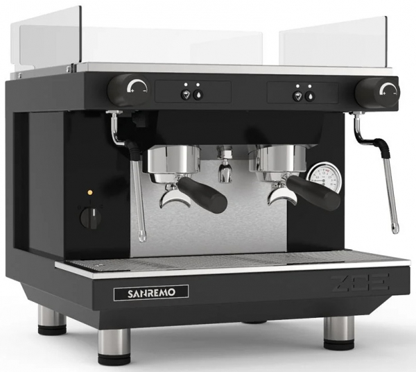Кофемашина SANREMO Zoe SAP Kompact 2 гр. 220В полуавтомат чёрная
