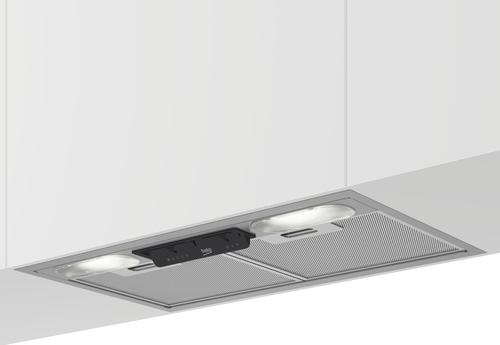 Вытяжка встраиваемая Beko HNU51311SH серебристый, 53 см, 381 куб. м/ч, 61 дБ