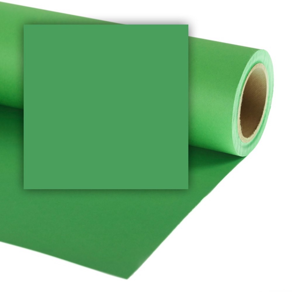 FST 3,55x15m CHROMAGREEN 1010 Фон бумажный хромакей зелёный
