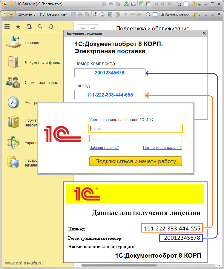 1С:Документооброт 8 КОРП. Электронная поставка