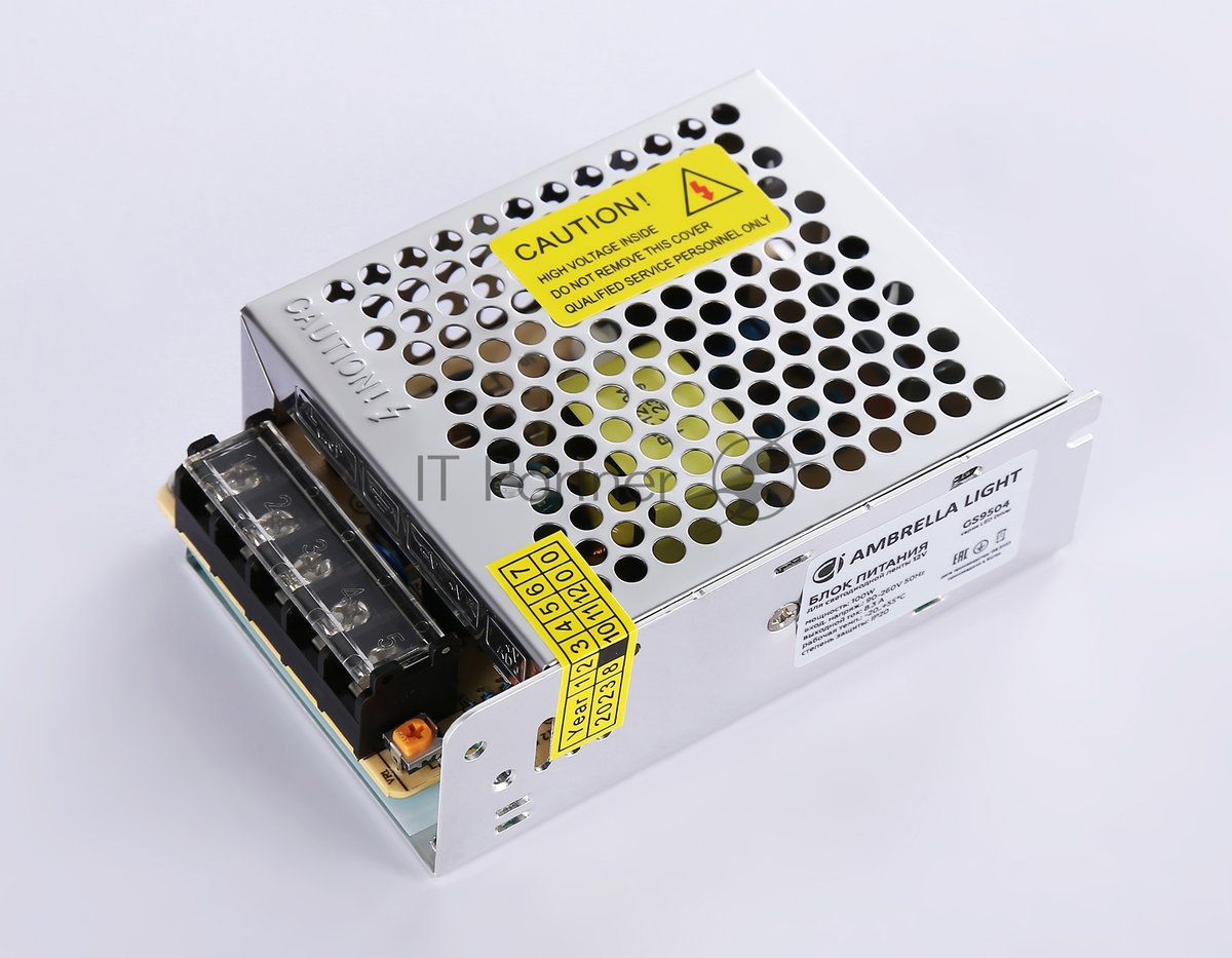 Блок питания 12V 100W 8.3A IP20 90-260V 110*78*37
