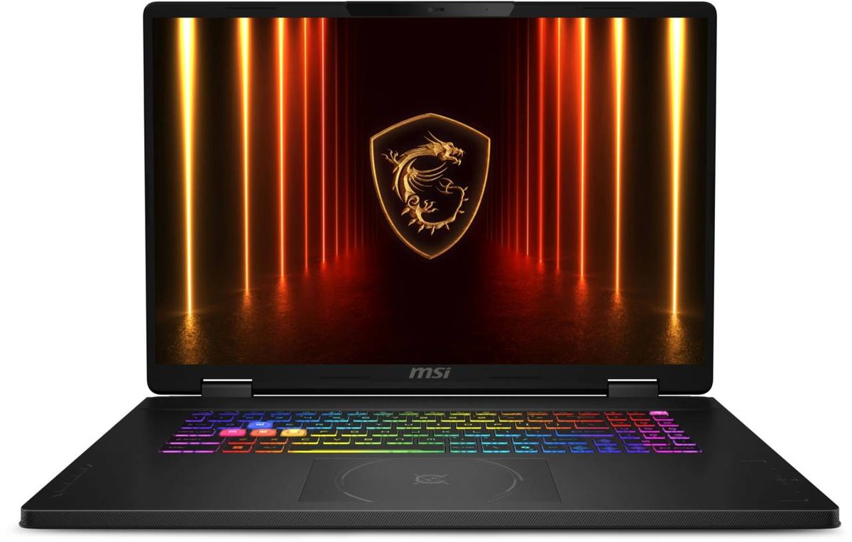 Игровой ноутбук MSI Crosshair 18 HX AI A2XWGKG-022XRU - 18", 2560x1600 (WQXGA), Intel Core Ultra 9 275HX, DDR5 32 ГБ, SSD 1 ТБ, nVidia GeForce RTX 5070 Mobile 8GB, Bluetooth, Wi-Fi, FPR, чёрный, FreeDOS, 9S7-184111-022