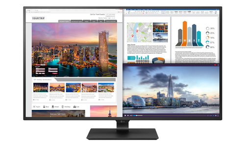 Монитор 43"  LG 43UD79-B Black (IPS, LED, Wide, 3840x2160, 5ms, 178°/178°, 350 cd/m, 100,000,000:1, +DP, +НDMI, +MM, +USB, )