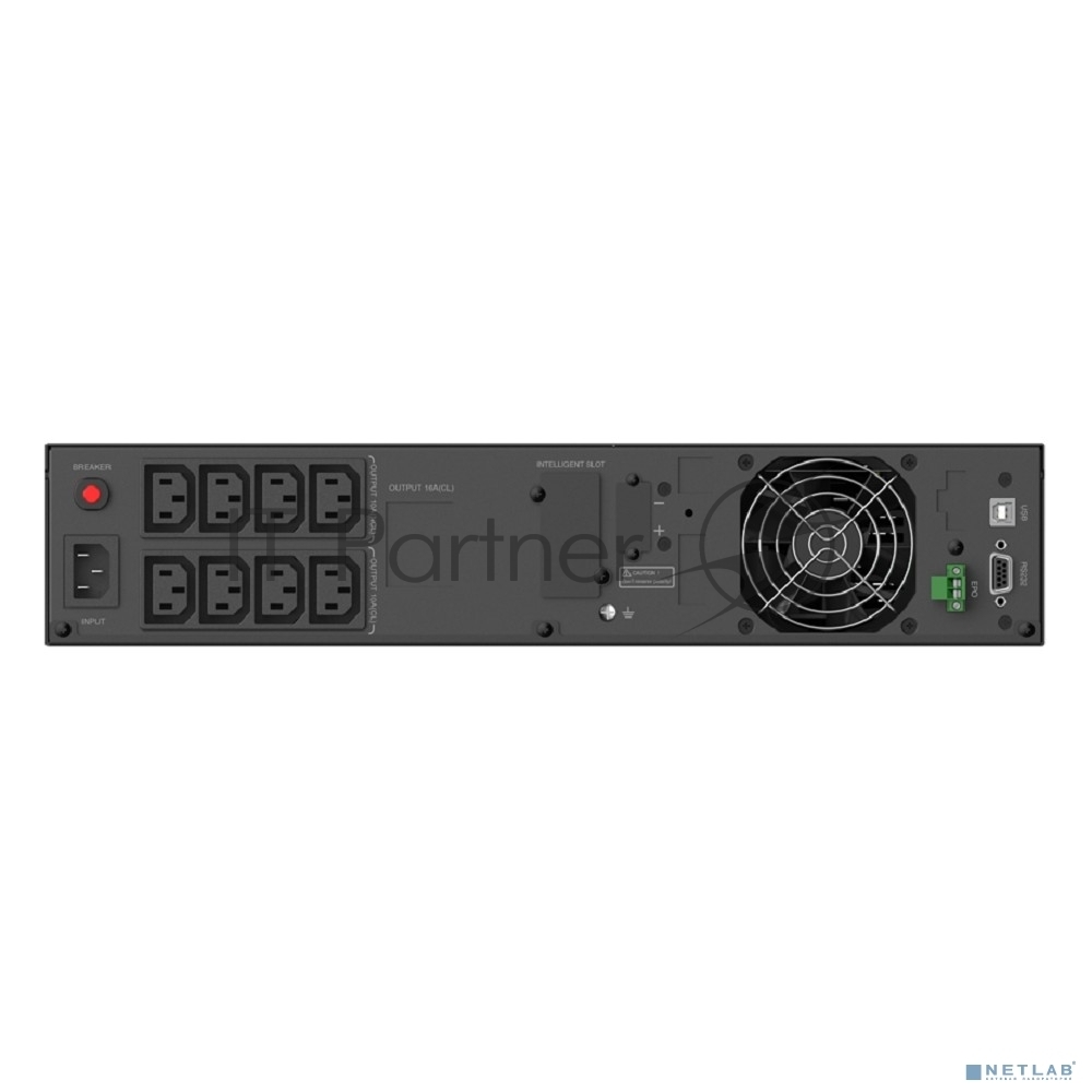 Источник бесперебойного питания CBR PLS-1.5KRT-8I-LCHERSC / 1500 ВА / 1350 Вт / 8 x IEC 320 C13