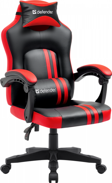 Игровое кресло DEFENDER MERCURY BLACK/RED (64320)