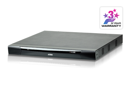 Переключатель KVM Aten KN2116VA-AX-G switch19", 3>16 портов/port  PS/2/USB/SUN/RS232,  без  доп. Модулей