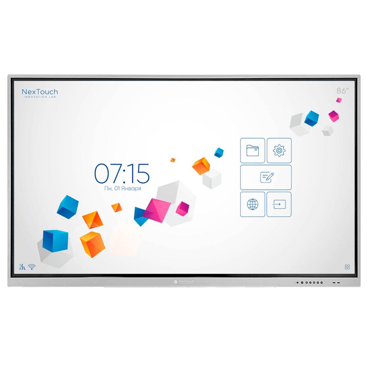 Интерактивная панель NexTouch IFPKV5INT86, 86", 4K, 20 касаний, Android