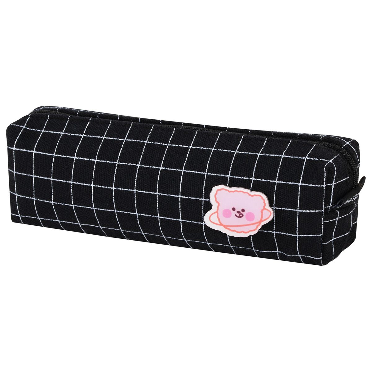 Пенал школьный 1 отделение Brauberg "Cute bear", черный, 19х4х6см, полиэстер (272303), 180шт.