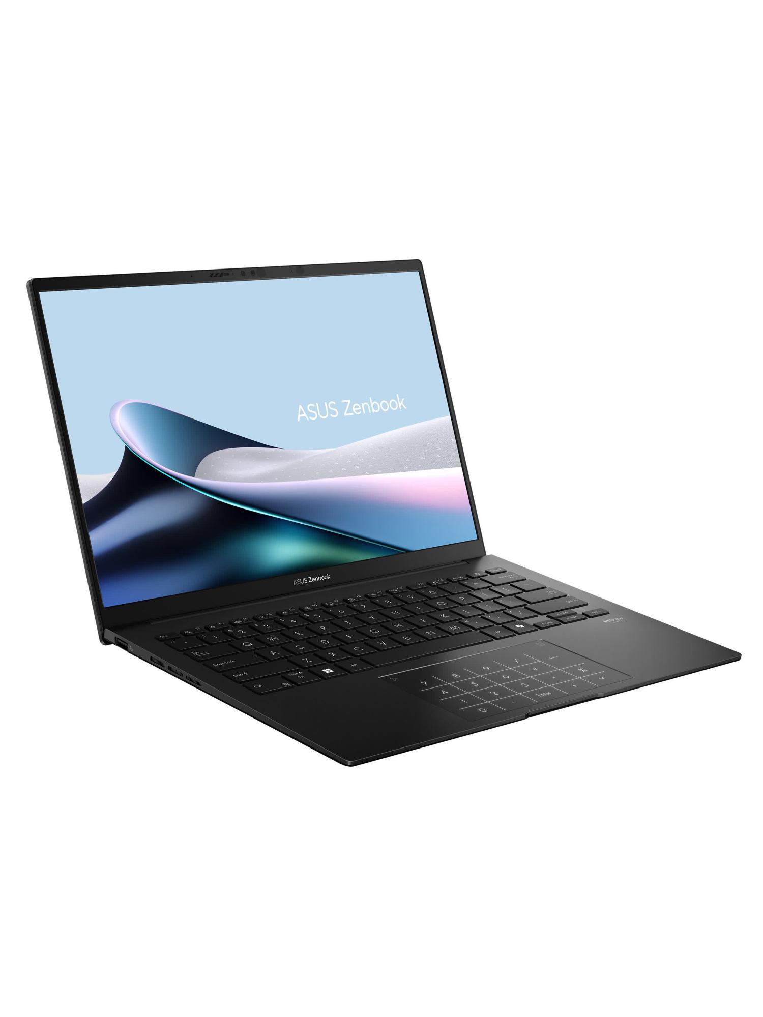 Ноутбук ASUS Zenbook 14 OLED UM3406GA-QD118, 14" (1920x1200) OLED/AMD Ryzen AI 5 430/16 ГБ LPDDR5X/1024 ГБ SSD/AMD Radeon Graphics/Windows 11 Pro, Черный (90NB17R1-M006D0_Win11P)