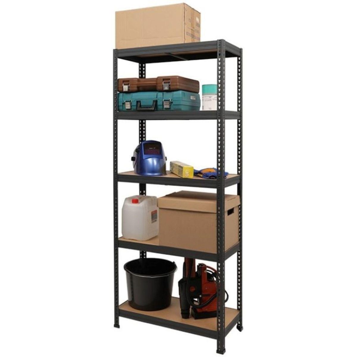 Стеллаж металлический Практик SBL, 5 полок, 750x350х1800мм