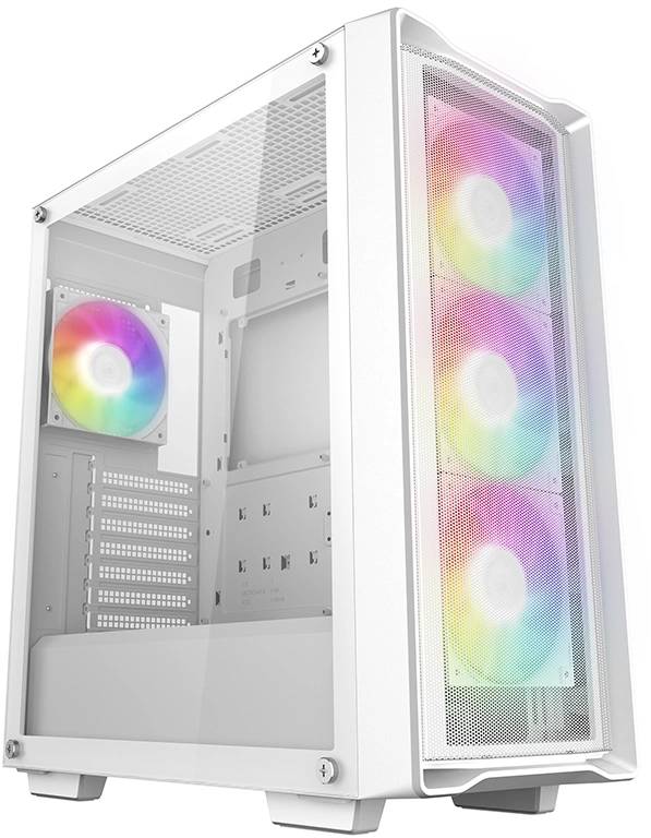 DEEPCOOL CC560 Mesh V2 белый без БП ATX 4x120mm 5x140mm 2xUSB3.0 audio bott PSU