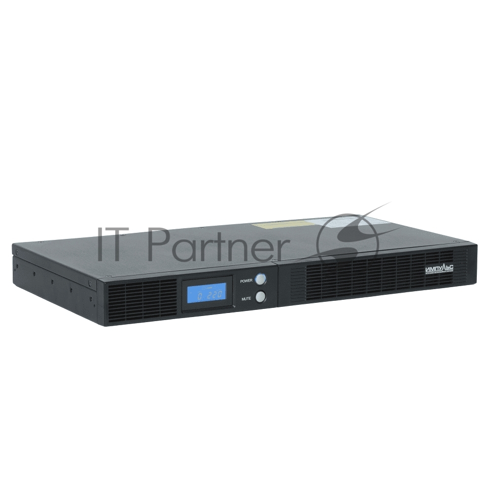 Источник бесперебойного питания Импульс СЛИМ 1000 / 1000 ВА  / 600 Вт / 4 x IEC 320 C13