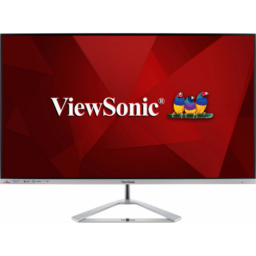 Монитор Viewsonic - VX3276-MHD-3, 31.5", 16:9, IPS, 1 мс, 250cd/m², 1200:1, 1920x1080 (Full HD), 75 Гц, VGA, 1x HDMI, 1x DP, speakers, цвет серебристый, VS18391