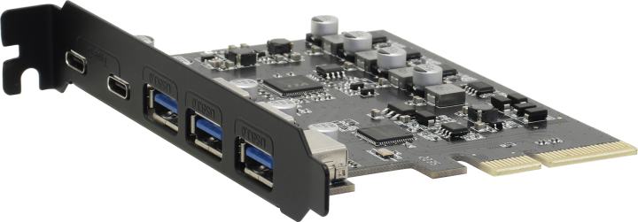 Espada Контроллер PCI-E, USB 3.2 Gen2(3xUSB-A, 2xUSB-C) (PCIeU3.2Gen2) (45605)
