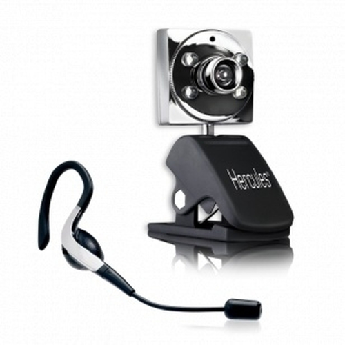 Hercules Deluxe Optical Glass (USB, 640x480, микрофон, гарнитура,  подсветка)  <4780466>
