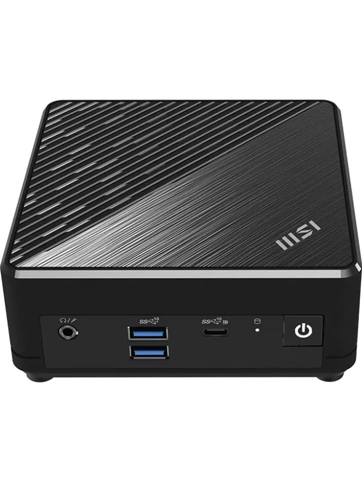 Мини-ПК MSI Cubi N ADL S-269BRU, Intel Processor N100/Отсутствует DDR4/Отсутствует SSD/Intel UHD Graphics/Без ОС, черный (936-B0A921-269)