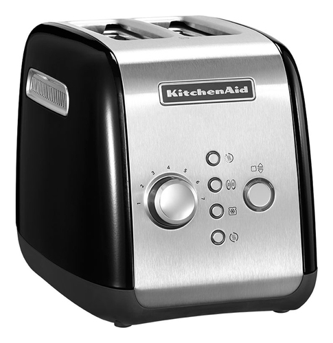 Тостер KitchenAid 5KMT221EOB черный, 1100 Вт, 2 слота