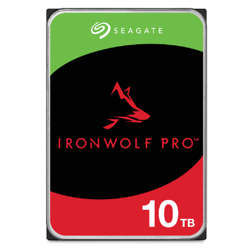 Диск HDD Seagate - IronWolf Pro, для системы хранения, SATA, 6 Гб/с, 3.5", 10 ТБ, 7200 rpm, 256MB, ST10000NT001