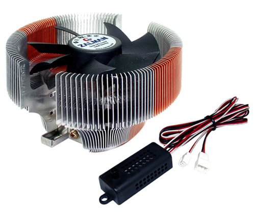 ZALMAN <CNPS7000A-AlCu> Cooler (478/462/754, Fan speed controller,  20-25дБ, 1350-2400об/мин, Cu+Al)