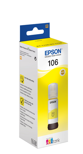 <083567> Картридж струйный EPSON 106Y для Epson L7160/7180, жёлтый [C13T00R440]