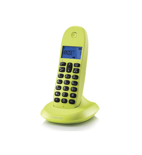 107C1001TURQUES Р/Телефон Dect Motorola  C1001LB+ бирюзовый АОН
