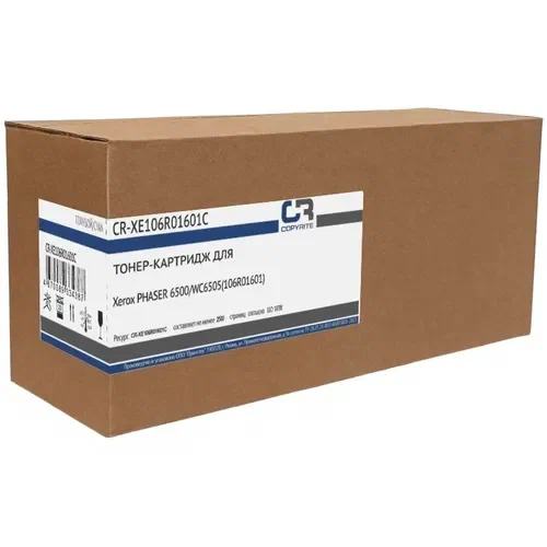 Картридж лазерный CopyRite CR-XE106R01601C 106R01601 голубой (2500стр.) для  Xerox Phaser 6500/WC6505