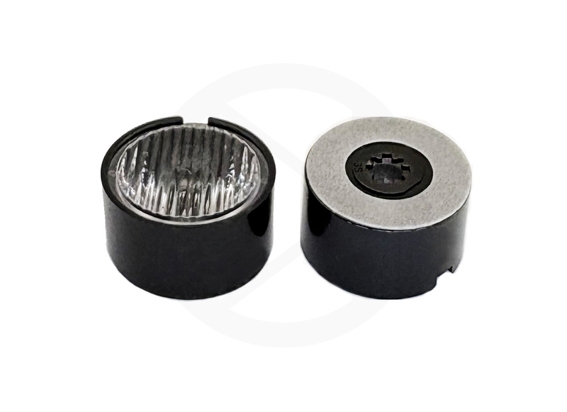 Линза единичная KingBrite KB-H20-1080-XP, 1LED, 10x80°, 21.5x11.6мм
