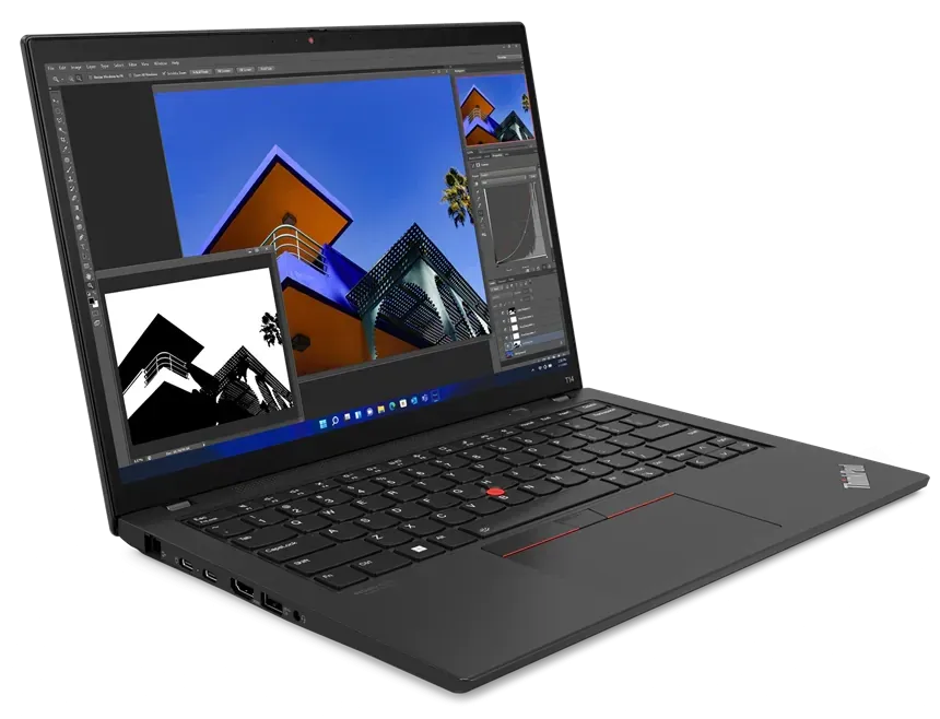 Ноутбук Lenovo ThinkPad T14p (Core i5 13500H/14"/2.2K/2240x1400/16Gb/1 Тб SSD/RTX 3050 4Gb/Win 11 Pro) Gray