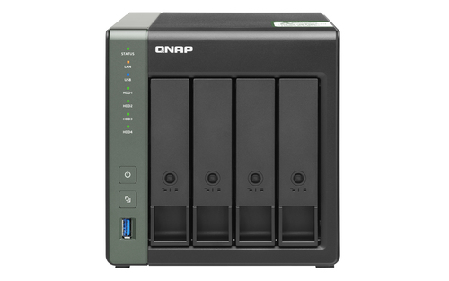TS-431KX-2G - Сетевое оборудование QNAP TS-431KX-2G EU-RU Сетевой RAID-накопитель, 4 отсека 3,5"/2,5", 10 GbE SFP+, 2 x 1 GbE RJ-45. ARM Cortex-A15 Annapurna Labs AL-214 1,7 ГГц, 2 ГБ.