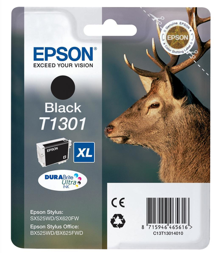 Картридж EPSON C13T13014010 с черными чернилами для B42WD/SX525WD//BX625WFD