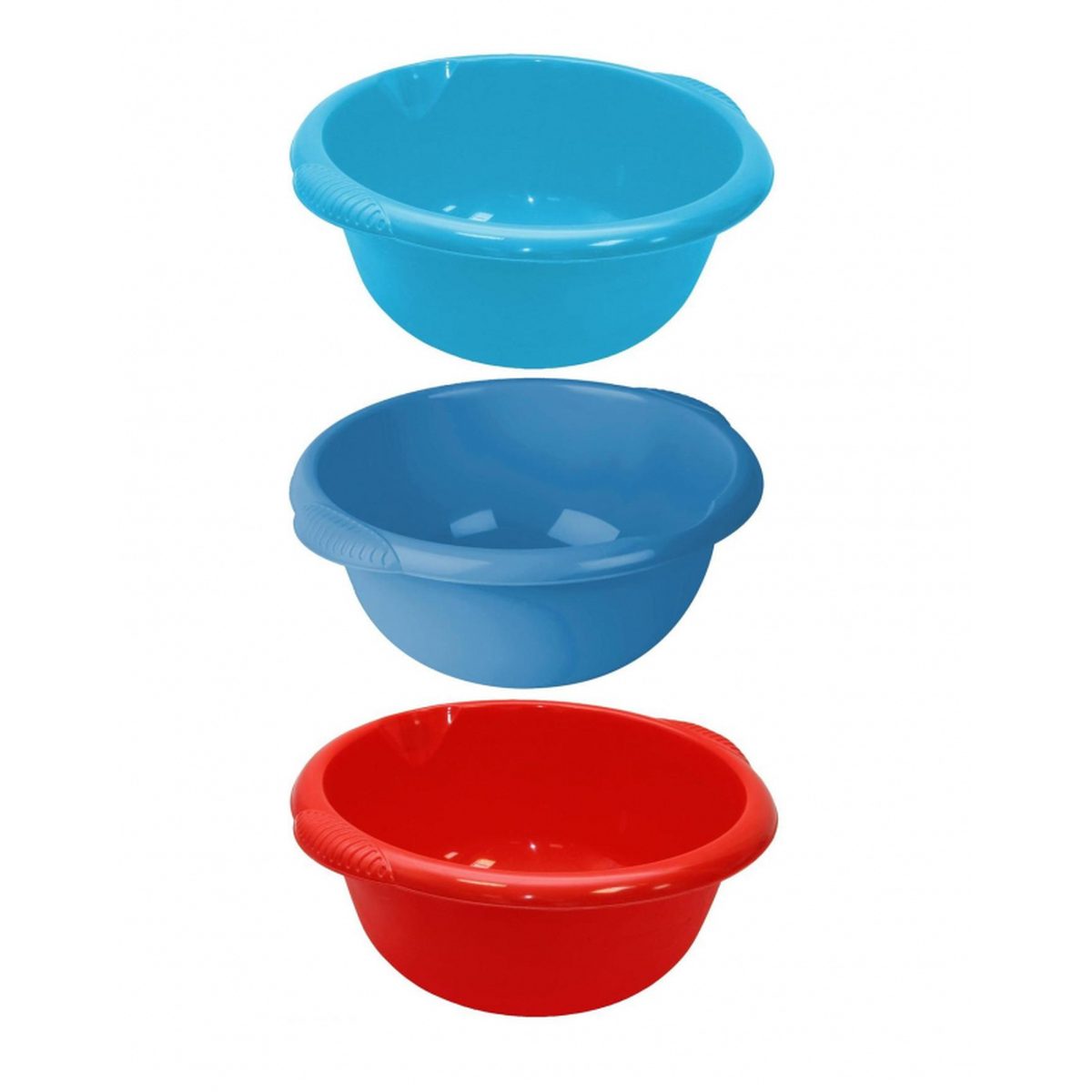 Таз 10л Idea, пластик круглый, цветной, d=43см (М 2506), 30шт.