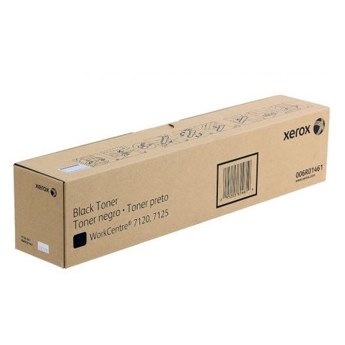 Картридж Xerox 006R01461, чёрный, 22000 стр.